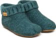Gottstein Dames en Heren huissloffen Knit Boot Oceangreen