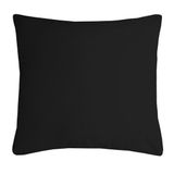 Stof Textile sierkussen Nelson - zwart - 60 x 60 cm
