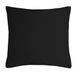 Stof Textile sierkussen Nelson - zwart - 60 x 60 cm