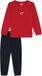 SCHIESSER - Pyjama lang - Meisjes - Rood - Gestipt - Lange mouw - Katoen - Maat 104