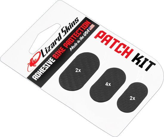 Lizard Skins Framebeschermer Patch Kit Zwart 8-delig