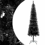 vidaXL Kerstboom smal 180 cm zwart