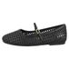 Clarks Livia Sky opengewerkte leren ballerina's