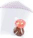 Allecto plus - Sacs refermables en plastique 8 x 16 cm - 100 pièces - Sacs en cellophane pour bonbons, biscuits et cadeaux