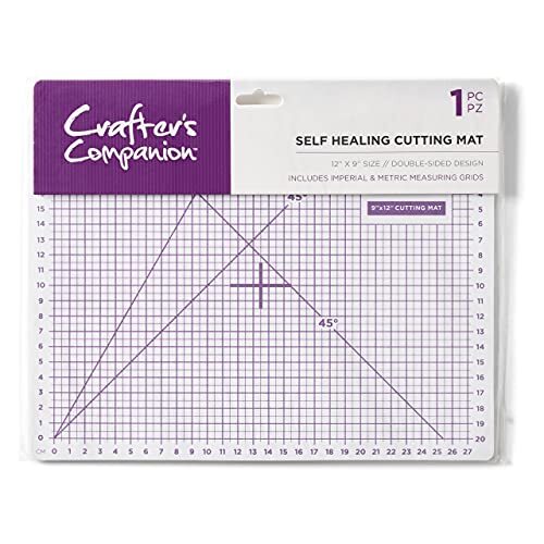 Crafter's Companion Crafter's Companion Cutting Mat voor papier en kaart Crafting & Cutting Projects-12 x 9 Inch