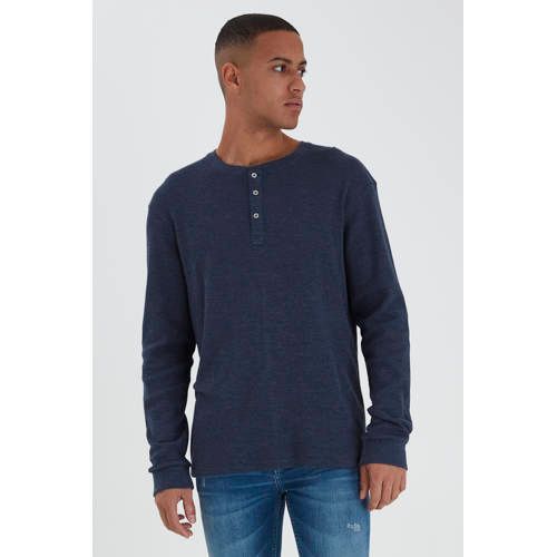 Blend longsleeve donkerblauw