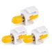 1aTTack.de 3x glasvezel keystone-connectoren OS1 / OS2 ST-simplex female naar ST-simplex female singlemode geel