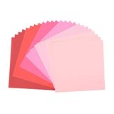 Vaessen Creative Florence Scrapbook-Papier 216 g 12x12-x24 vellen multipack, roze, papier, multicolor, 30,5 x 30,5 x 0,7 cm