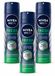 NIVEA MEN 3 x Fresh Sensation Deodorantspray - 150 ml - Voordeelverpakking