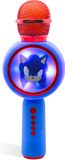 Sonic The Hedgehog karaoke-microfoon met draadloze luidspreker en ledlampen