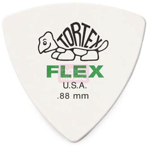 Dunlop Tortex Flex Triangle plectrums 0.88 mm 6 stuks