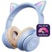 HappyCase Popz Kinder Koptelefoon met Kattenoortjes - Bluetooth - Over-Ear - Paars