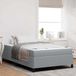 Maison Exclusive - Boxspringbed, gris clair, 120 x 200 cm, rembourré