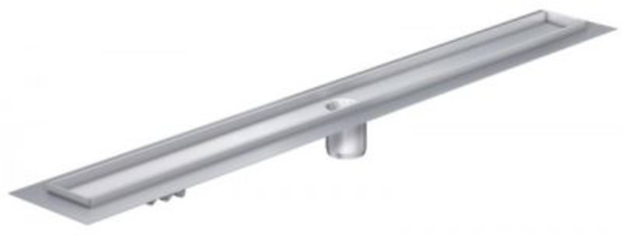 ACO Showerdrain c douchegoot 68 5x7cm 1 8cm hoog met vloerflens rvs 408729