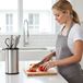 Wenko Bloc à couteaux universel en acier inoxydable, pour 8 couteaux