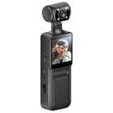 Caméra d'action sportive anti-flou 4K avec vision nocturne - Noir