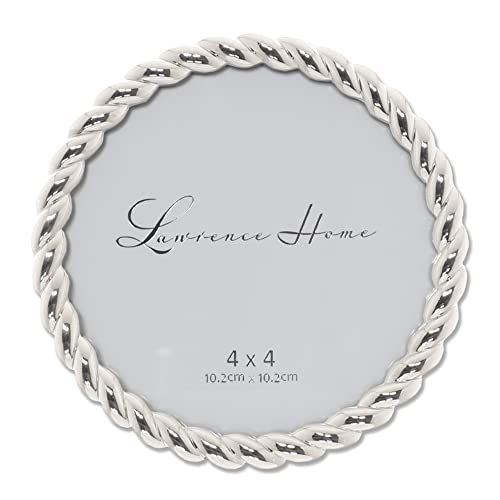 Lawrence Frames Touw Design metalen frame, 4x4 rond, zilver - 0751148083966