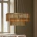 Globen Lighting Crochet de suspension 60 en verre cognac