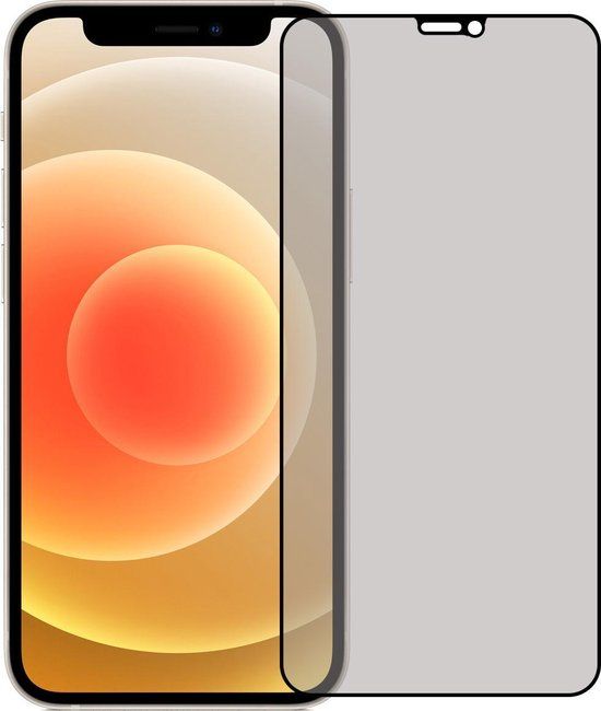 LUQ Privacy Screenprotector for iPhone 12 Pro Max - Tempered Glass