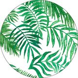 Bonateks, Ronde digitaal bedrukte muismat, antislip onderkant, voor kantoor en thuis, diameter: 22 cm
