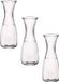 Merkloos Pasabache Waterkaraffen van 0,5 liter - Set van 4x stuks - Glas - Transparant