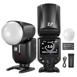 NEEWER Z2-N 2,4G TTL Flash ronde kop flitser Speedlite compatibel met Nikon camera's 76W 1/8000s HSS