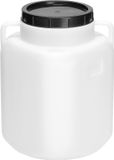 GARRONDA 50L Plastic Vat BPA-vrij Vierkant Vat en Container met Deksel Wit