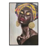 Mansion atmosphere Canvas schilderij Beautiful Woman with Headband – 60 × 90 cm