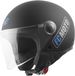 FC-Moto Square-RS Jethelm - Zwart Mat/blauw - Maat M