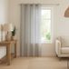 HomeMaison Licht transparant met linnen look
