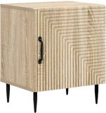 vidaXL Nachtkastje Sonoma Eiken 43 x 34,5 x 50 cm Bewerkt hout