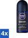 Nivea Deodorant Roll-On Mannen Diepwerkend 48 uur 50 ml Voordeelverpakking 4 stuks