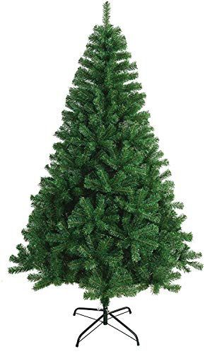 Kunstkerstboom SOLAGUA NAVIDAD Kunstkerstboom met metalen standaard, spar 150 cm - 240 cm (Donkergroen, 150cm 380Tips)
