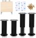 Ibenzoa® Pieds de meuble réglables set de 4