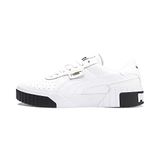 PUMA Women Cali Wn's Sneakers, Puma White-Puma Black, 37.5 EU