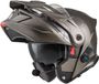 Bogotto H276 Bluetooth Enduro Casque Modulaire - Taille XS (53/54) - Titane