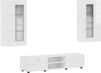 vidaXL Tv-meubelset FLORIN Hoogglans wit
