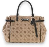 GUESS Dorothy satchel tas beige polyester logo