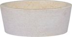 vidaXL Lavabo - Ø40x15 cm - Marbre - Crème