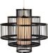 Fine Asianliving Bamboe Hanglamp Zwart Handgemaakt - Leonard D50xH50cm