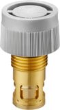Oventrop Insert de vanne GHQ avec Q-Tech pour radiateurs compacts, 10-170 l/h, G 1/2 AG, M 30 x 1,5, avec joint d'étanchéité frontal, 1019080