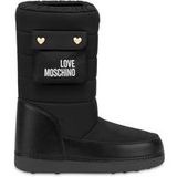 Moschino Snow Boots In Quilted Fabric Black Taille: 37/38