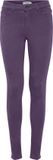 b.young BYLUNI SLIM JEANS Dames Slim Fit Jeans Katoen Elastaan Grape Jam W32 x L30