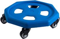 HORCONDORM S.R.L. Roue ab roller, disque d'entraînement, équipement d'entraînement abdominal portable, conception de stabilité à double roue, outil de gym de fitness à domicile pour hommes femmes utilisation d'exercice 29x29x10cm Bleu