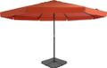 Syfax Terracottakleurige parasol met draagbare voet