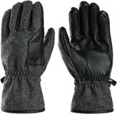 Zanier Gants en Loden avec Cuir de Chèvre et Fonction Tactile - Unisexe - Anthracite - Taille 10