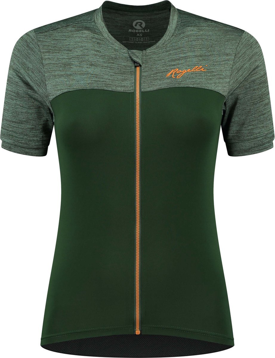 Rogelli Melange Fietsshirt Dames Groen - Maat L