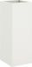 vidaXL Plantenbak 32x29x75 cm staal wit
