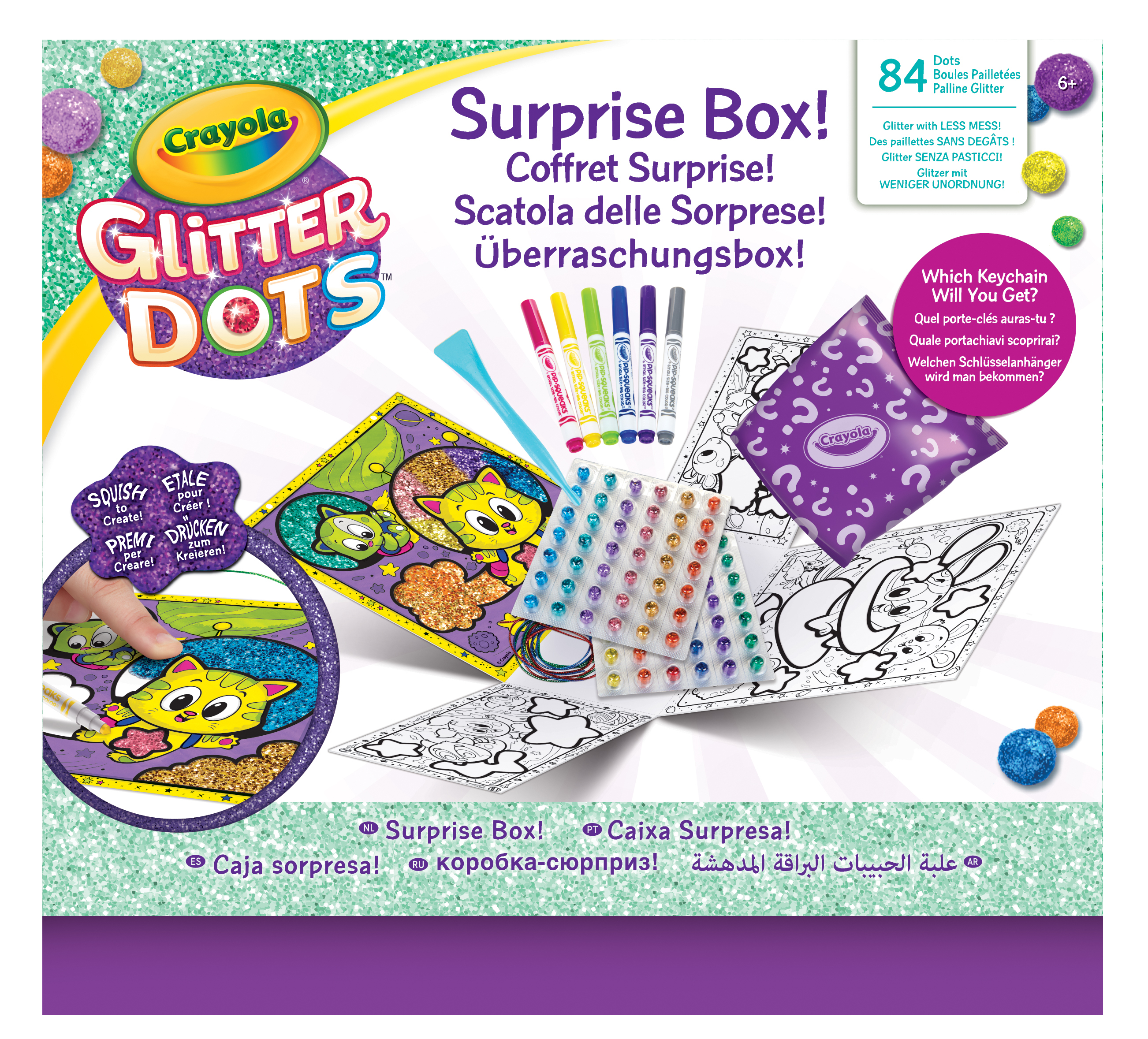 crayola Glitter Dots Surprise Box