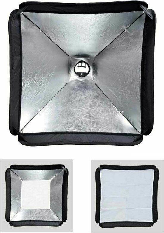 Godox S2 Speedlite Bracket with Softbox Kit (60x60cm)